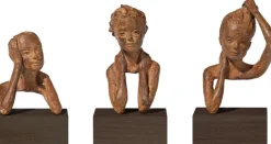 Ars mundi Bronze<Otte, Valerie: 3 Skulpturen »Emotionen« im Set