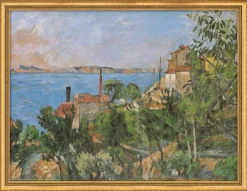 Ars mundi Alle Werke<Paul Cézanne: Bild »Das Meer bei L´Estaque« (1876), gerahmt