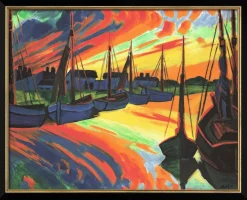 Ars mundi Alle Werke<Pechstein, Max: »Hafen von Leba«, 1922