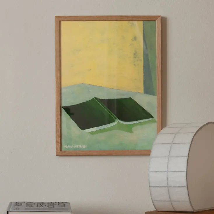 The Poster Club Wandbilder & Wanddekoration<Peterson, Hanna: »The Book«, mit Rahmung