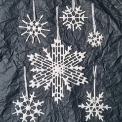 Silke Decker Dekoration & Vasen<Porzellan Schneekristalle, 6er Set verschiedener Größen