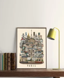 Martin Schwartz Wandbilder & Wanddekoration<Poster »Paris«