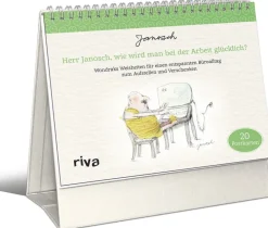 ZEITmagazin Geschenkbücher<Postkartenaufsteller »Herr Janosch, wie wird man bei der Arbeit glücklich?«