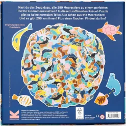 Kinder Laurence King Verlag Puzzle Für Kinder|Puzzle Für Erwachsene<Puzzle »299 Meerestiere und 1 Taucher«