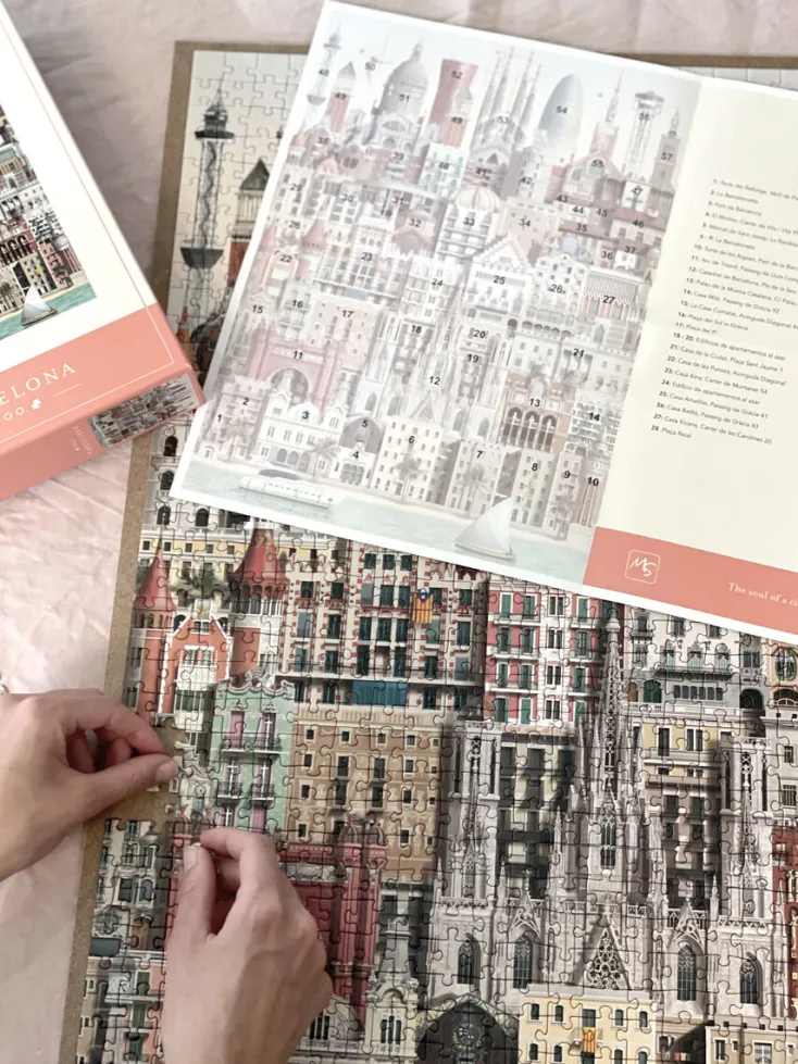 Kinder Martin Schwartz Puzzle Für Erwachsene<Puzzle 1000 Teile »Barcelona«