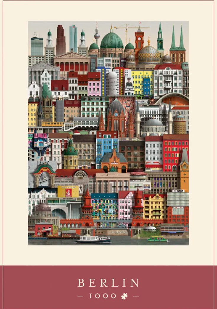 Kinder Martin Schwartz Puzzle Für Erwachsene<Puzzle 1000 Teile »Berlin«