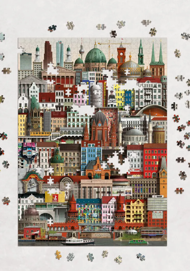 Kinder Martin Schwartz Puzzle Für Erwachsene<Puzzle 1000 Teile »Berlin«