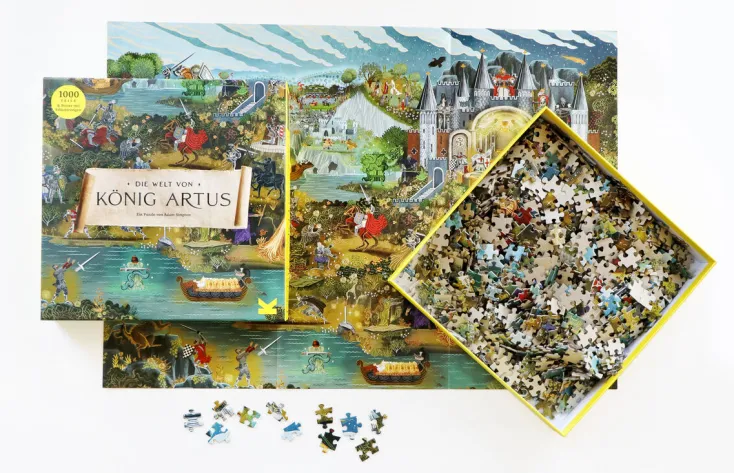 Kinder Laurence King Verlag Spiele & Puzzle|Puzzle Für Erwachsene<Puzzle »Die Welt von König Artus«