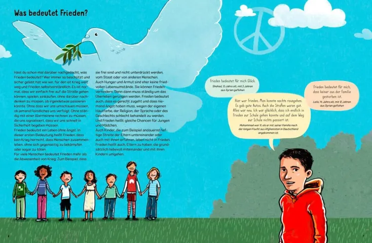 Kinder ZEIT Buchhandlung Kinderbücher Ab 6 Jahre<Raffauf, E: Wann ist endlich Frieden?