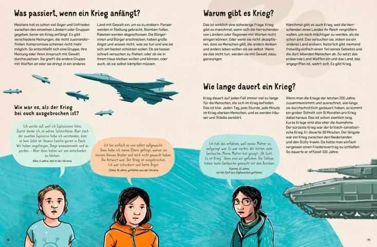 Kinder ZEIT Buchhandlung Kinderbücher Ab 6 Jahre<Raffauf, E: Wann ist endlich Frieden?