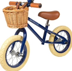 Kinder Banwood Spielzeug Für Draußen<Retro-Laufrad mit Körbchen