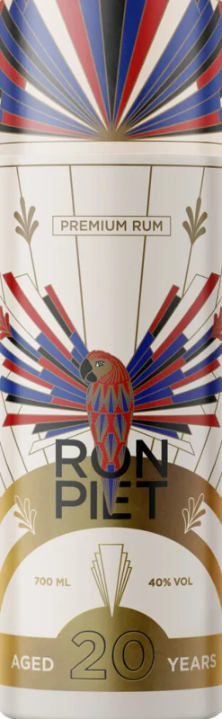 Ron Piet Likör & Rum<» Rum«, 20 Jahre gereift