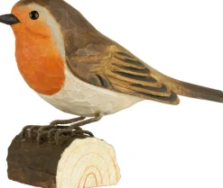 Wildlife Garden Dekoration & Vasen<Rotkehlchen aus Holz