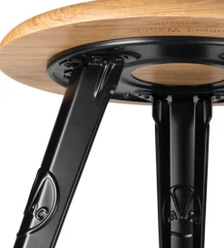 ROWAC Stühle & Sessel<-Schemel »Eiche Mattschwarz«