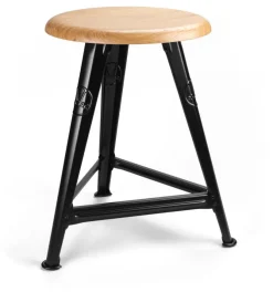 ROWAC Stühle & Sessel<-Schemel »Eiche Mattschwarz«