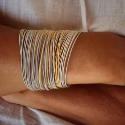 la molla Armreife<»Salz und Pfeffer« Armband