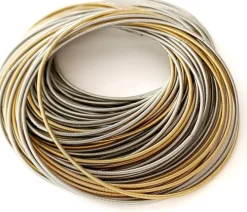 la molla Armreife<»Salz und Pfeffer« Armband