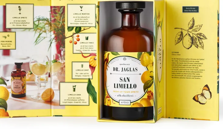 Dr. Jaglas Likör & Rum<»San Limello« (alkoholfreier Aperitif)