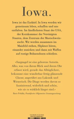 ZEIT Buchhandlung Romane<Sargnagel, S: Iowa