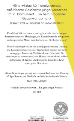 ZEIT Buchhandlung Romane<Schachinger, T: Echtzeitalter