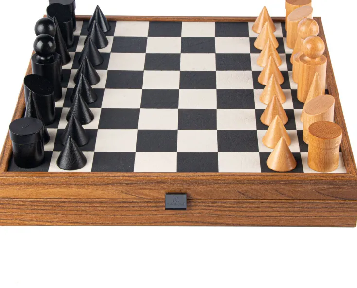 Kinder MANOPOULOS Spiele Für Erwachsene|Spiele Für Kinder<Schachspiel »Bauhaus Schwarz & Weiß« mit Schachfiguren