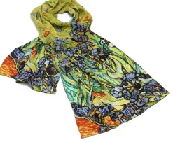 Ars mundi Künstlertücher<Seidenschal »Iris« nach Vincent van Gogh