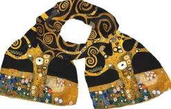Ars mundi Seide|Künstlertücher<Seidenschal »Lebensbaum«, nach Gustav Klimts Stoclet Fries