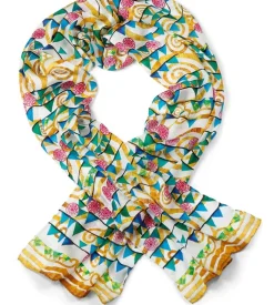 Ars mundi Künstlertücher<Seidenschal »Stoclet-Fries« nach Klimt