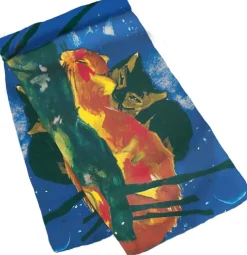 Ars mundi Künstlertücher<Seidenschal »Zwei Katzen«, nach Franz Marc