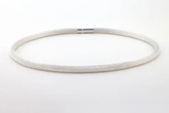 Menard Goldschmiedeschmuck<Silbercollier »Milanaise«