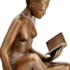 Ars mundi Bronze<SIME: Skulptur »Lesende«, Bronze