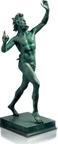Ars mundi Bronze<Skulptur: »Fauno Danzante aus Pompeji«