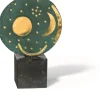 Ars mundi Bronze|Kunstbronze & Stahl<Skulptur »Himmelsscheibe von Nebra« (Reduktion)