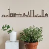 City Shapes Wandbilder & Wanddekoration<Skyline »Essen« aus Holz