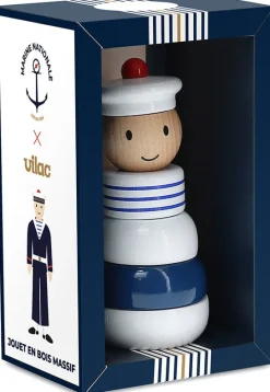 Kinder VILAC Holzspielzeug|Konstruieren & Experimentieren<Stapelfigur »Marine nationale«