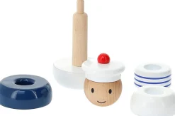 Kinder VILAC Holzspielzeug|Konstruieren & Experimentieren<Stapelfigur »Marine nationale«