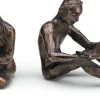 Ars mundi Bronze<Stauch, Birgit: »Buchleser & Buchleserin«