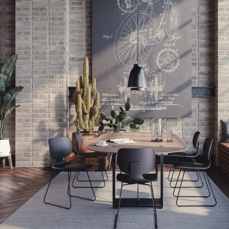 Klöber Stühle & Sessel<Stuhl »com 55«, Schwarz