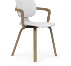 Klöber Stühle & Sessel<Stuhl »com 66« Weiß, aus Eiche