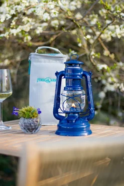 Feuerhand Gartenleuchten<Sturmlaterne aus Stahl