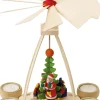 Graupner Holzminiaturen Kerzen & Raumdüfte<Teelichtpyramide »Weihnachtsmann«