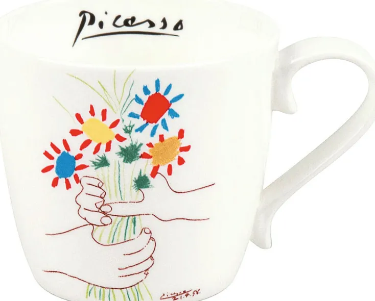 Ars mundi Geschirr & Gläser<4-teiliges Becherset nach Pablo Picasso