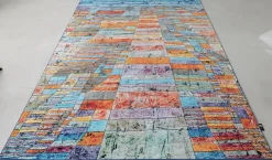 Ars mundi Teppiche|Teppiche<Teppich »Haupt- und Nebenwege« nach Paul Klee