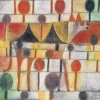 Ars mundi Teppiche<Teppich »Kamel in rhythmischer Baumlandschaft« nach Paul Klee