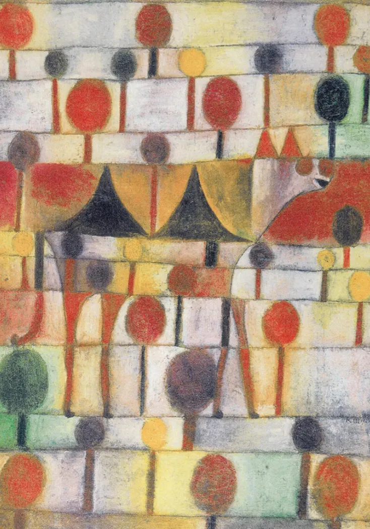 Ars mundi Teppiche<Teppich »Kamel in rhythmischer Baumlandschaft« nach Paul Klee