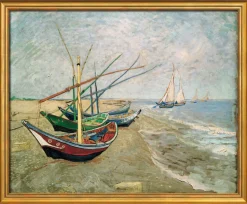 Ars mundi Alle Werke<van Gogh, Vincent :»Fischerboote am Strand von Les Saintes-Marie-de-la-Mer«