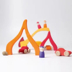 Kinder GRIMM’S Holzspielzeug<Vier Elemente Baukasten