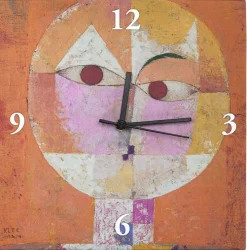 Paul Klee Künstleruhren<Wanduhr »Baldgreis« nach