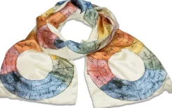 Ars mundi Seide|Künstlertücher<Waszak, Petra: Seidenschal »Goethes Farbkreis«