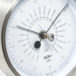 Fischer Manufaktur Wand- & Tischuhren<Weltzeituhr »POLAR« von